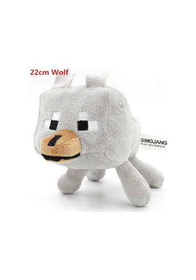 Minecraft 22 Cm Peluş Wolf (Kurt Karakter)