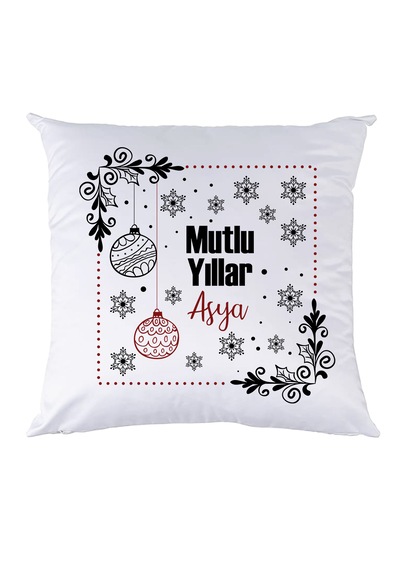 Yeni Yılın Kutlu Olsun Yılbaşı Hediyesi Isimli Yastık