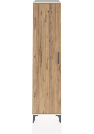 Kronos Dolap 4 Raflı Tek Kapaklı 44x59x182 Aytaşı-çam Aytaşı