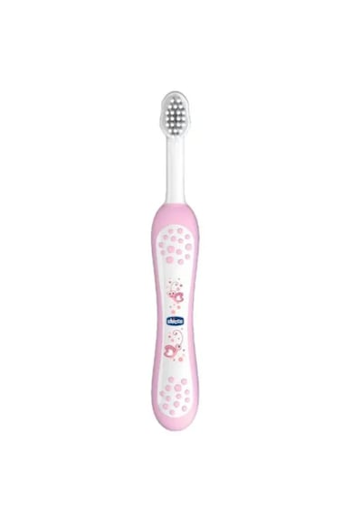 Chicco Bebek Diş Fırçası 6+ Ay Lila Pembe