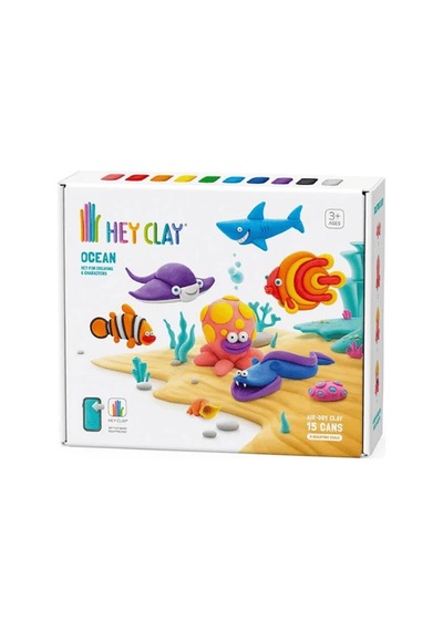 Hey Clay Yaratıcı Kil Seti - Ocean Çok  Renkli