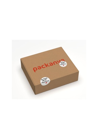 İlk Siz Açıyorsunuz Baskılı Kuşe Etiket Sticker - 3,5x3,5 Cm - 108 Adet Diğer