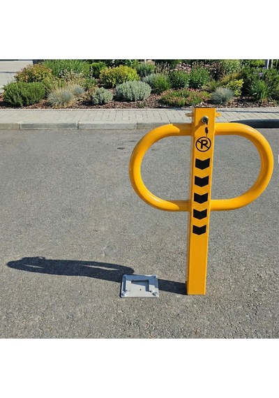Kilitli Otopark Direği 86 Cm, Çıkan Tip Kızaklı Park Bariyeri-4011