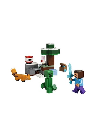 Minecraft Temalı Steve İn Tayga Macerası, 6 Yaş Ve Üzeri Eğlenceli Oyuncak