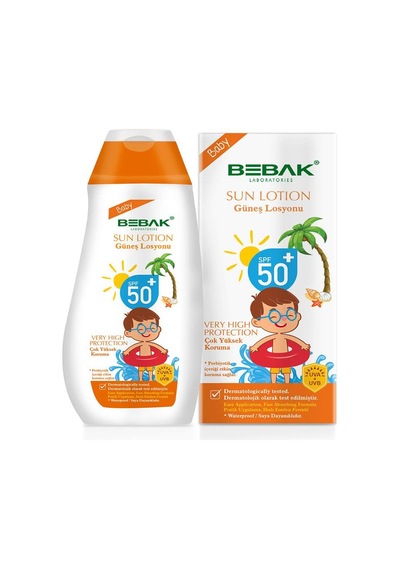 Bebak Bebekler İçin Spf 50+ Güneş Losyonu 200 Ml