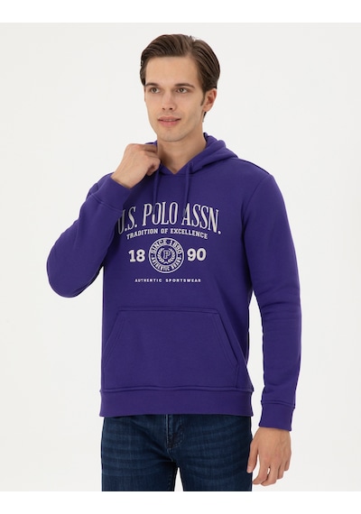 U.s. Polo Assn. Erkek Mor Sweatshirt 50293446-vr038 Mor