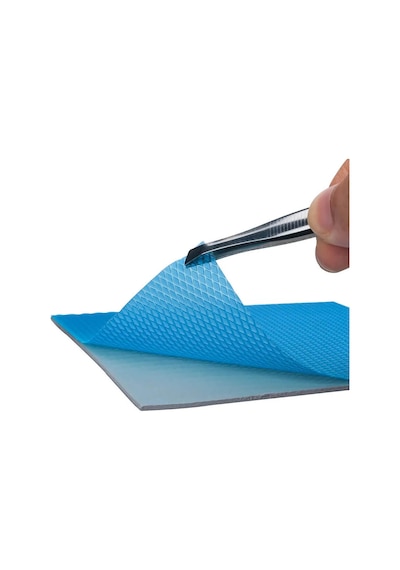 Wozlo 1 0mm 100x100mm Chipset Soğutucu Termal Pad Cep Telefonu Notebook Ps4 Ps5 Gri 13w/m K