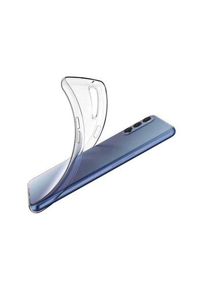 Oppo Reno 4 Kılıf Zore Süper Silikon Kapak Renksiz