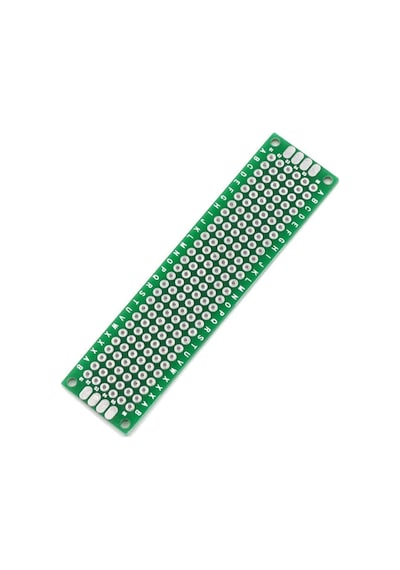 2x8cm 06x28 Proto Pcb Pertinaks Elektronik Devre Prototip Deney Kartı Delikli Plaket Fr4