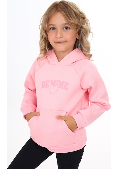 Toontoy Kız Çocuk Baskılı Sweatshirt Pembe