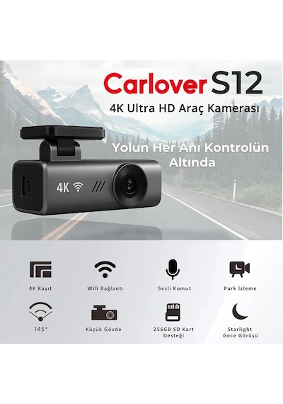 S12 4k Araç Kamerası