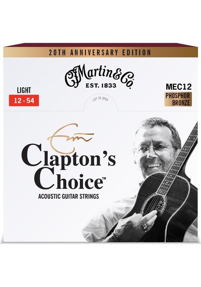 Martin Mec12ltd20 Claptons Choice Akustik Gitar Teli 012 Set 20. Yıldönümü
