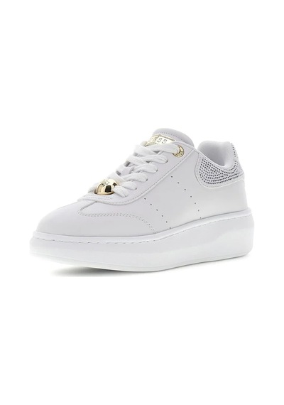 Guess Fireup Kadın Deri Sneaker Ayakkabı Fltfuplea12 Beyaz