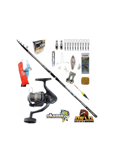 Revenger Rv-65 Oslo Crome 420cm 70-250gr Profesyonel Surf Sazan Kıyı Olta Takımı Seti