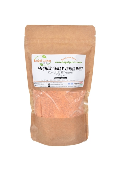 Doğal Gelsin Meşhur Simav Ev Tarhanası Kraft Kese 350 G