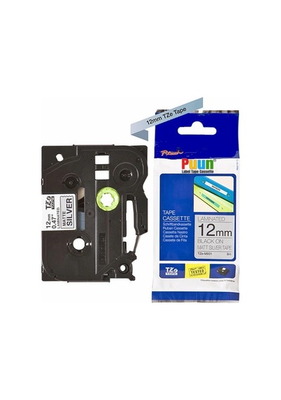 Puun Brother P-Touch TZE-M931 12MM x 8m Mat Laminasyon Etiket Şeridi
