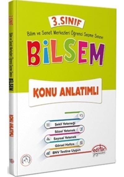 3.Sınıf Bilsem Konu Anlatımlı -  Editör