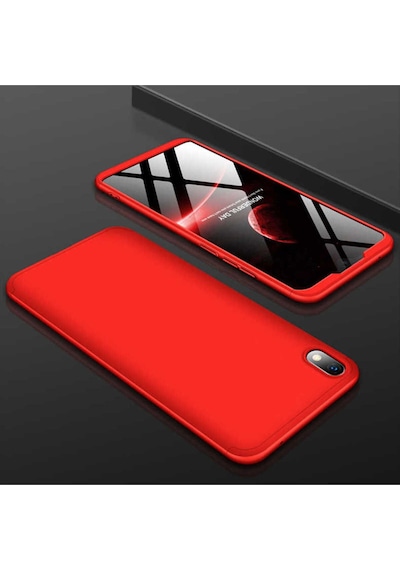 Xiaomi Redmi 7a Kılıf Zore Ays Kapak Kırmızı