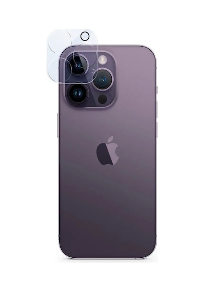 Apple Uyumlu iPhone 14 Pro ile Tam Koruma Kamera Lensi Koruma Camı