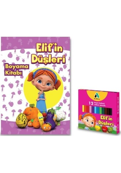 Elifin Düşleri Boyama Seti Yok