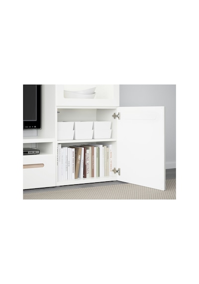 Ikea Kuggıs Kapaklı Depolama Kutusu 18 X 26 X 8 Cm Beyaz