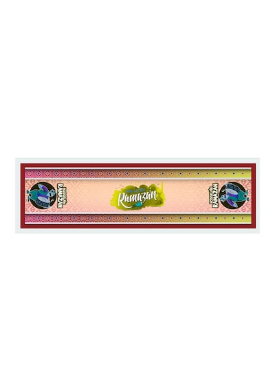Ramazan Ayı Motifli Dijital Baskılı Runner Masa Örtüsü 40x140 Cm Rmz-10