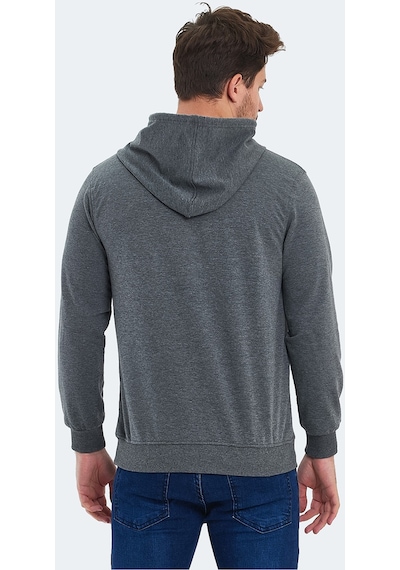 Slazenger OZZY IN Erkek Sweatshirt Koyu Gri