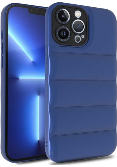 Zeyline Apple Uyumlu iPhone 12 Pro Zore Kasis Kapak-saks Mavi