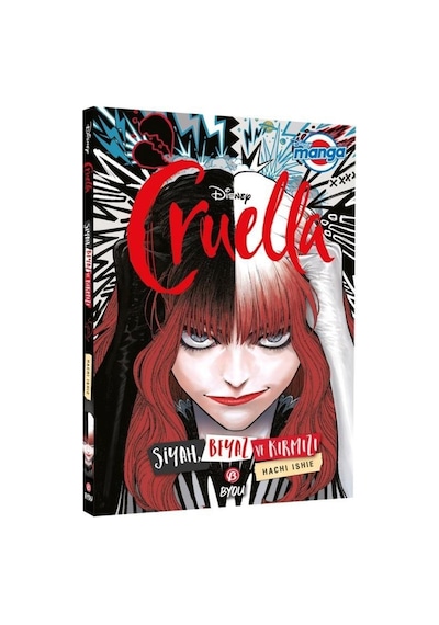 Disney Manga Cruella - Siyah Beyaz ve Kırmızı - Hachi Ishie - Beta Byou