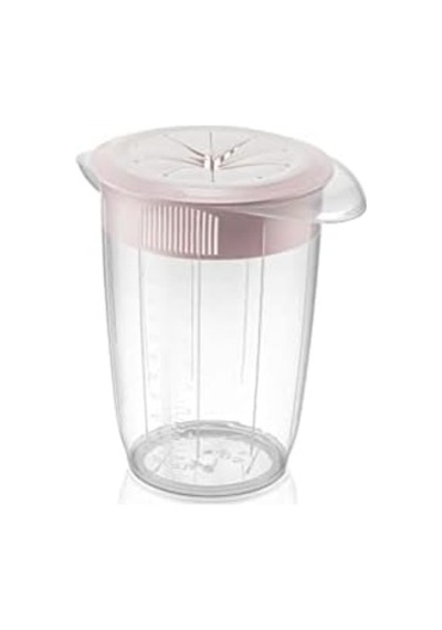 Kapaklı Mikser Kabı 1 Litre Sıçratmayan Çırpma Mikser Kabı, Kapaklı Çırma Kabı 50 x 22