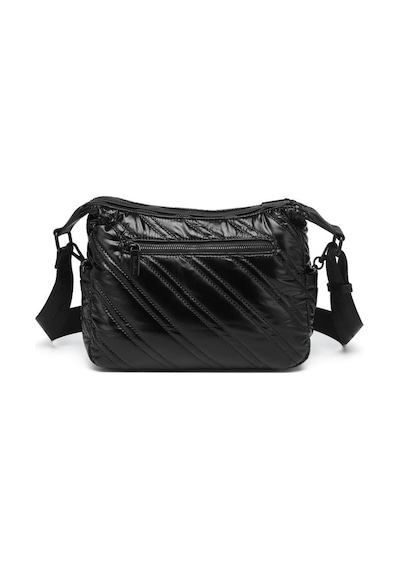 Smart Bags Parlak Kumaş Askılı Kadın Postacı Çantası 3254 Siyah