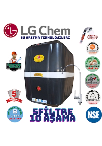 Lg Chem Cool Syhbyz Montaj Dahil 8lt 5fl 10aşama Su Arıtma Cihazı