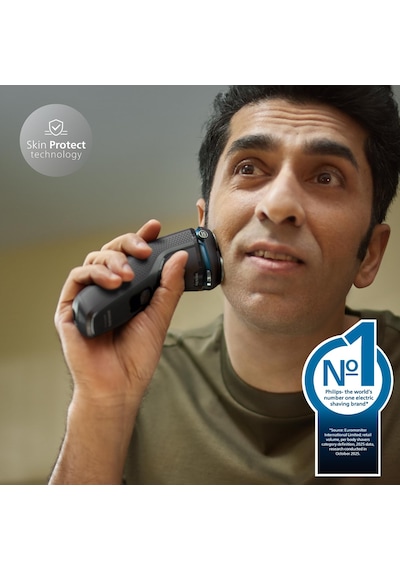 Philips Shaver Series 3000 - Erkekler İçin Elektrikli Tıraş Makinesi: Islak Ve Kuru Tıraş, Skinprotect Teknolojisiyle, Antrasit, Katlanabilir Sakal Düzelticiyle, Kablosuz S3145/00 Philips Shaver Series 3000 - Erkekler İçin Elektrikli Tıraş Makinesi: Islak Ve Kuru Tıraş, Skinprotect Teknolojisiyle, Antrasit, Katlanabilir Sakal Düzelticiyle, Kablosuz S3145/00