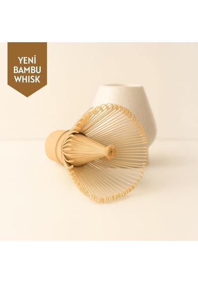 Matcha Whisk El Yapımı Özel Bambu Köpürtücü çok renkli