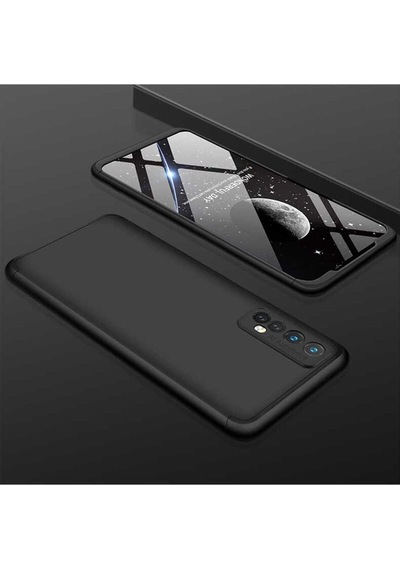 Realme 7 Kılıf Zore Ays Kapak Siyah