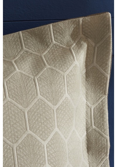 Nautica Home Polygon Çift Kişilik Yatak Örtüsü Seti Haki