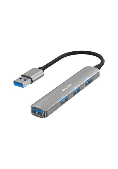 S-link Sw-u333 3 Usb 2.0, 1 Usb 3.0 Usb Metal Usb Hub, Slim Usb Çoklayıcı