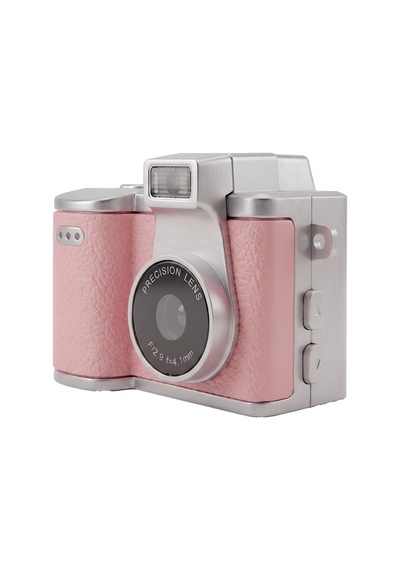 Everest Adk1980, Pembe, 720p Hd, 200mah Batarya, 1&quot Ekran, Anahtarlık Askılı, Flashlı, Mini Retro Dijital Kamera