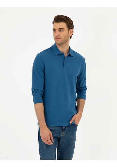 Pierre Cardin 50294438-VR059 Erkek Sweatshirt - Açık Lacivert Pierre Cardin 50294438-VR059 Erkek Sweatshirt - Açık Lacivert