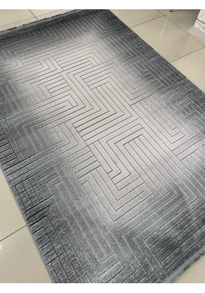 Merinos Halı Therapy 79542 095 Serisi Akrilik Salon Oturma Yatak Odası Halısı Gri