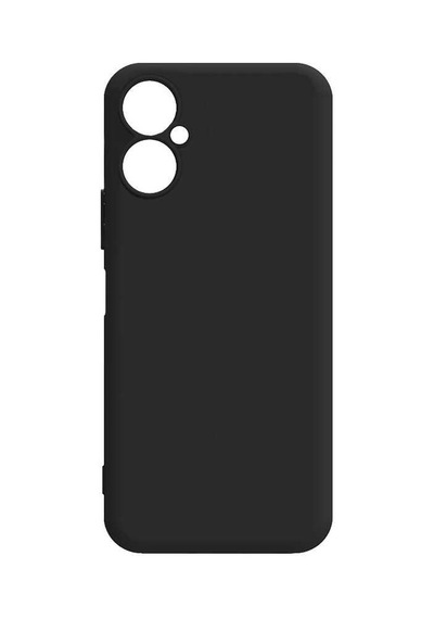 Tecno Spark 9t Kılıf Kamera Korumalı Silikon Rubber Arka Kapak Siyah