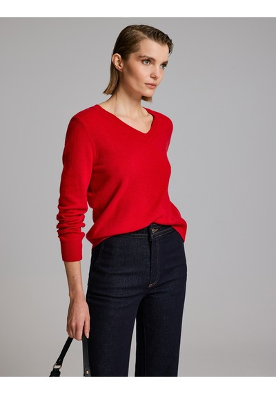 Pierre Cardin Kırmızı Regular Fit Kazak 50331419-vr030