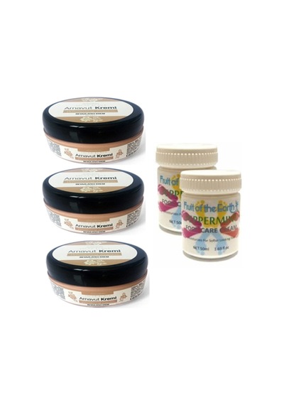 Hintohu Three Brand 50ml Arnavutaklıkkremi 3ad+foot Carecream 50ml Ayak Bakımkremi Naneferahlığıvek