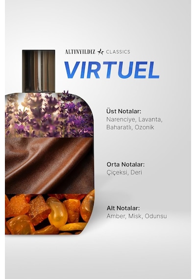 Erkek Ac Virtuel Edp Parfüm Kalıcı Koku 100 Ml Diğer