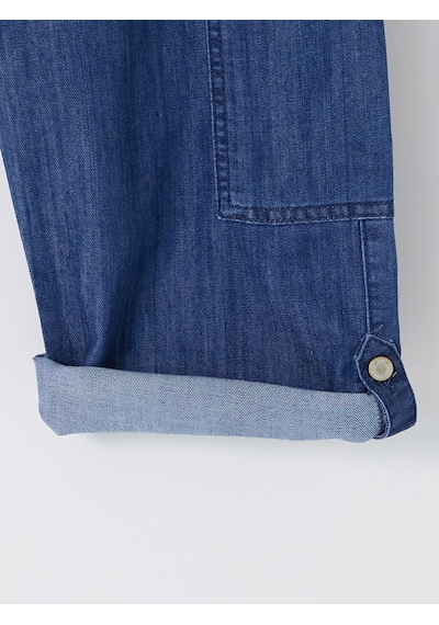 Lcw Jeans İndigo Regular Fit Erkek Kargo Jean Şort