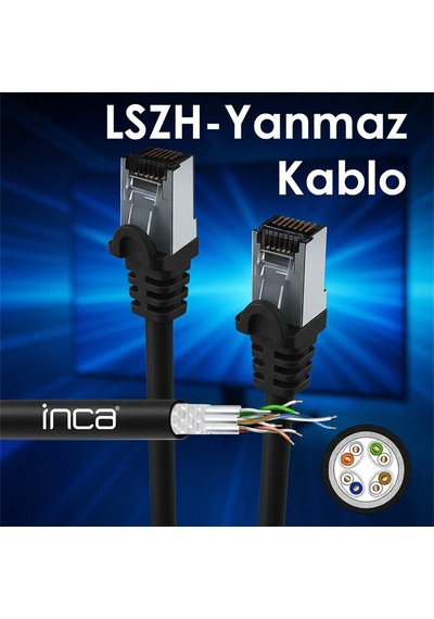 Inca Icat7-500ag Outdoor S/ftp 23 Awg Lszh Network Kablo