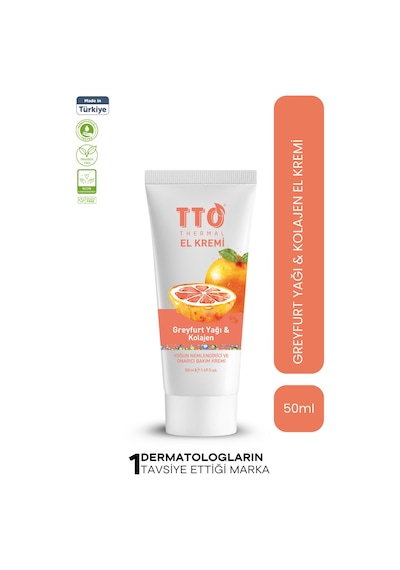 Tto Thermal El Kremi – Greyfurt Yağı & Kolajen (50 Ml)