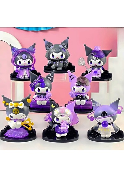Hello Kitty Kuromi Koleksiyonluk Figür - 9 Cm Rastgele Gönderim
