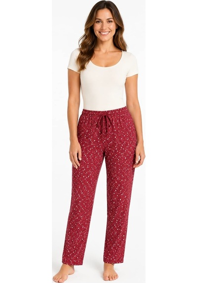 Pemilo Kadın Milan Yıldızlı Tek Alt Bordo