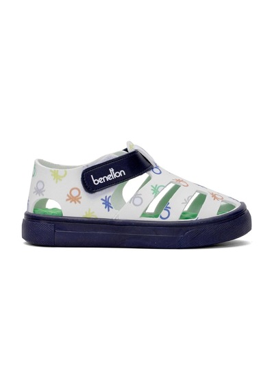 Benetton Bn-1411 Çocuk Sandalet Lacivert Monogram